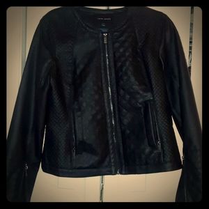 NWT Black Vegan Leather Jacket by Harve Benard